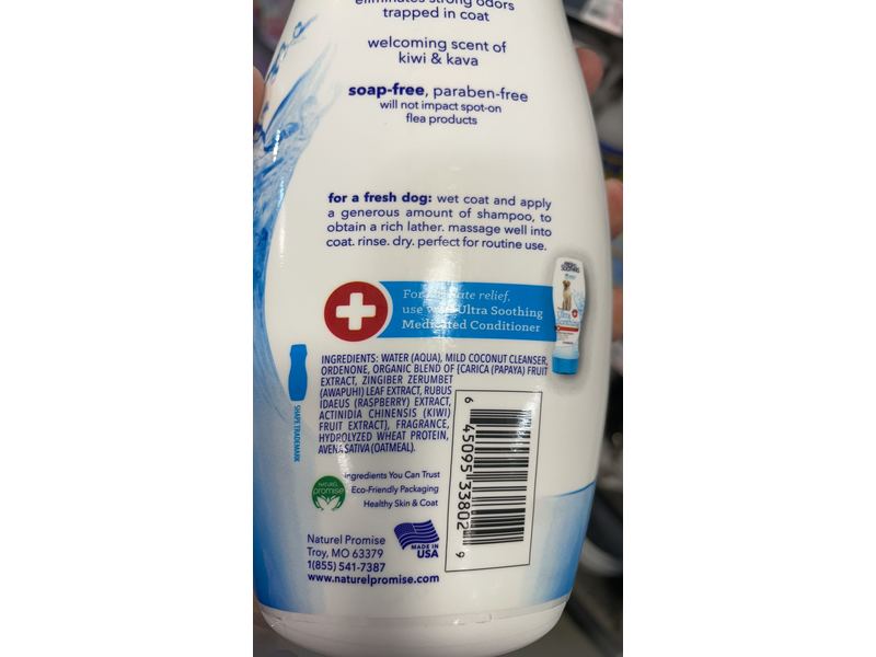 Fresh & Soothing Odor Control Refreshing Shampoo, 22 oz/650 mL