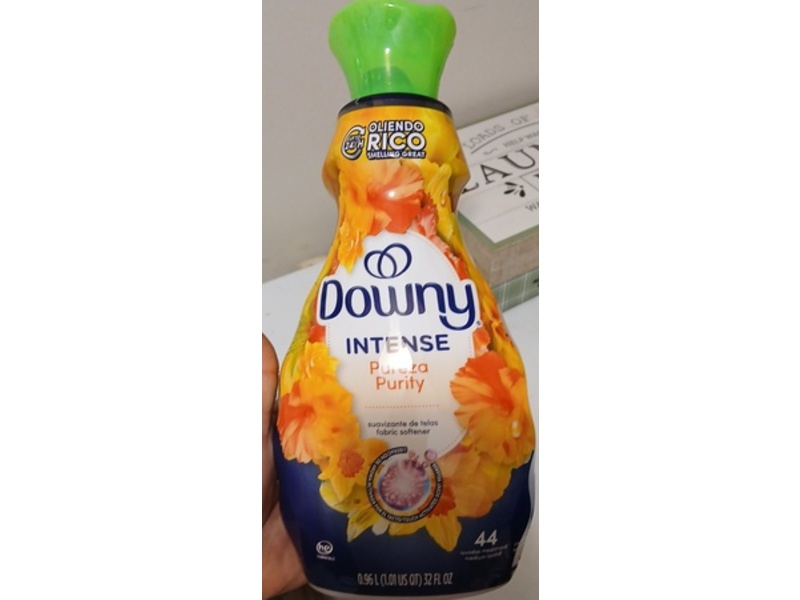 Downy Intense Fabric Softener, Pureza Purity, 44 Loads, 32 fl oz/0.96 L