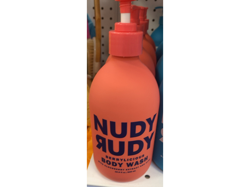 Nudy Rudy Body Wash, Berrylicious, 16.9 fl oz/500 mL