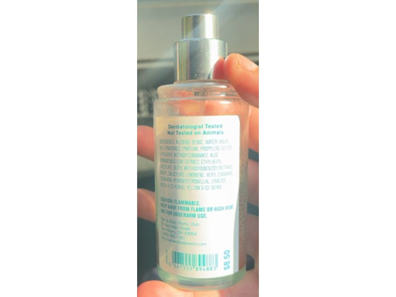 Bath & Body Works Fine Frgrance Mist, At The Beach, 2.5 fl oz/75 mL