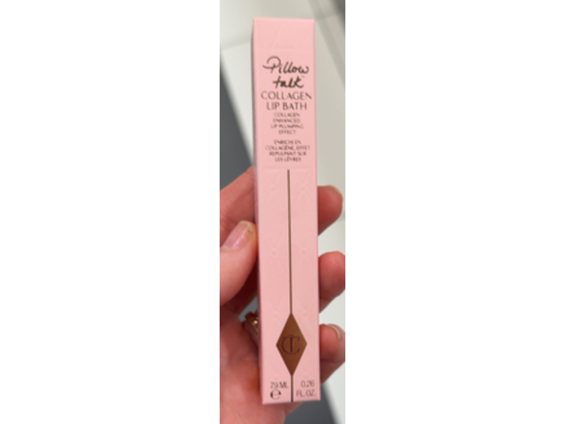 Charlotte Tilbury Collagen Lip Bath, Pillow Talk Fair, 0.26 oz/7.9 mL
