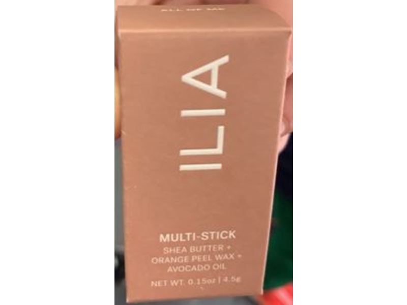 Ilia Multi Stick, Shea Butter + Orange Peel Wax + Avocado Oil, All Of Me, 0.15 oz/4.5 g