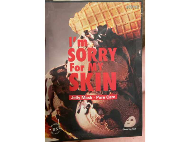 Ultru I'm Sorry For My Skin Pore Care Jelly Mask, Pack Of 4