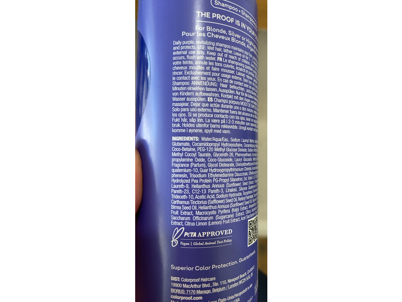 Colorproof Daily Blonde Shampoo, 8.5 fl oz/250 mL