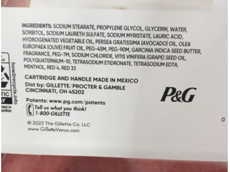 Gillette Venus Comfort Glide Razor, Sunny Citrus, 12 Blade Refills