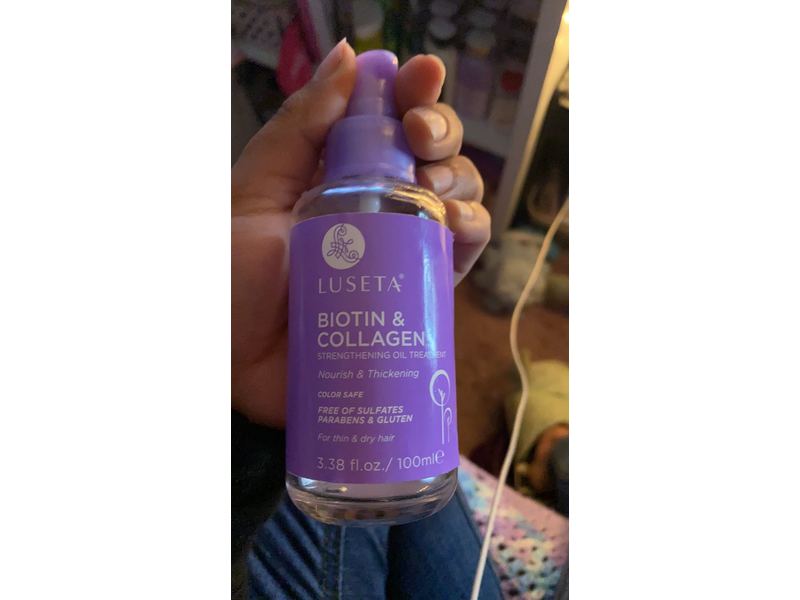 Luseta Biotin & Collagen Strengthening Oil Treatment, 3.38 fl oz/100 mL