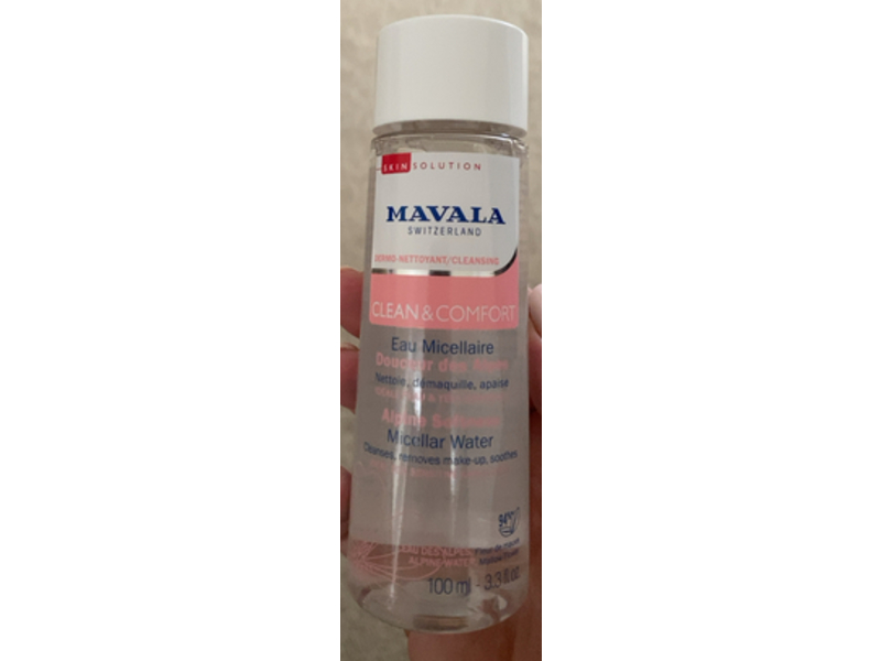 Mavala Clean & Comfort Micellar Water, 3.3 fl oz/100 mL