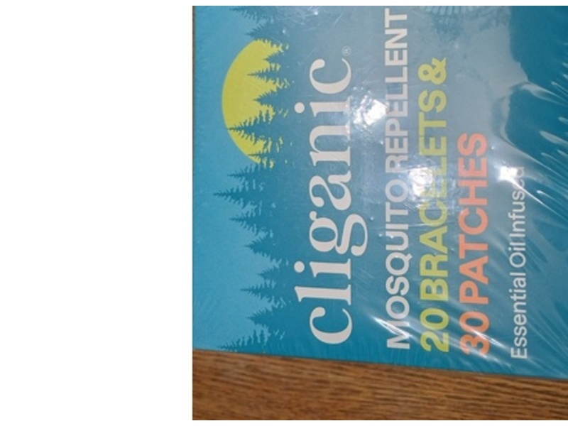 Cliganic Mosquito Repellent Set Bracelet With Patches, Citronella Scent, 50 Count