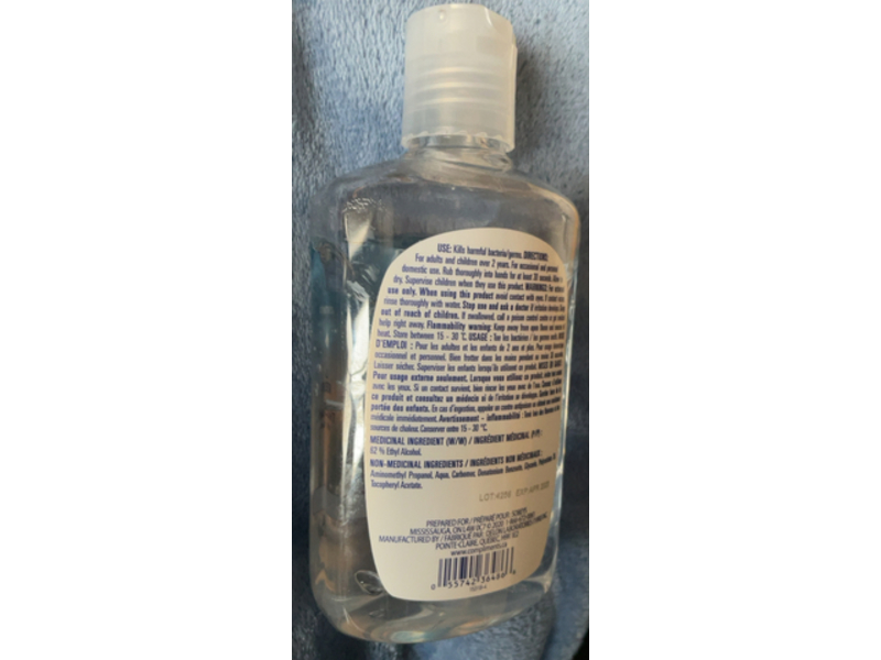 Compliments Hand Sanitizer Gel, 236 mL