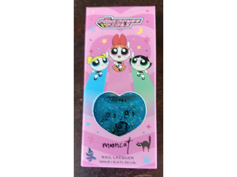 Mooncat The Powerpuff Girls Nail Lacquer, Don't Cry, Bubbles, 0.4 fl oz/12 mL