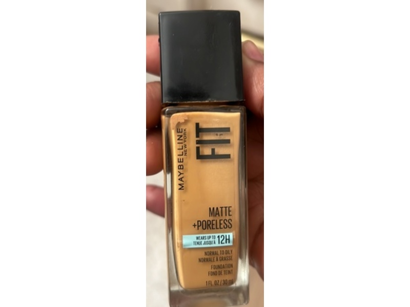 Maybelline New York Fit Me Matte + Poreless Foundation, 312 Golden Dore, 1 fl oz/30 mL