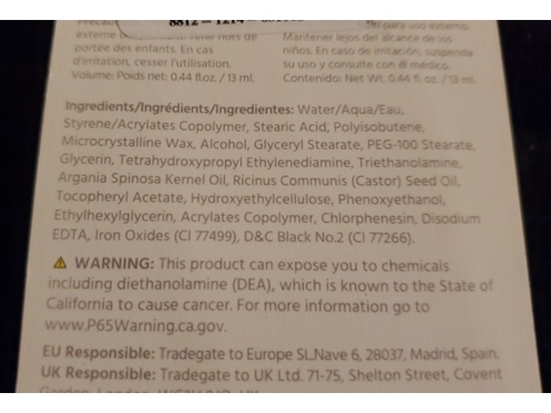 IZME New York Moroccan Argan Oil Mascara, Black, 0.44 fl oz/13 mL