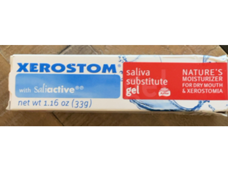 Xerostom Saliva Substitute Gel, Saliactive, 1.16 oz/33 g, Pack Of 2