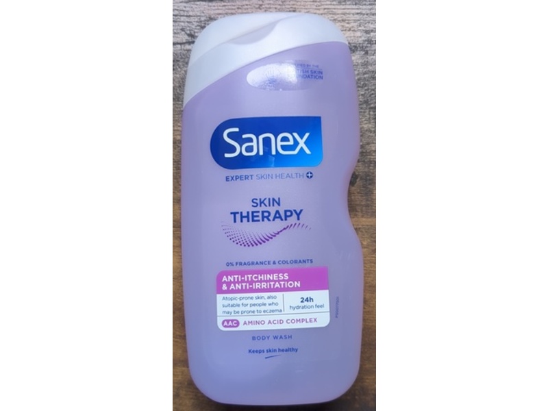 Sanex Skin Therapy Body Wash, Anti-Itchiness & Anti-Irritation, 450 mL