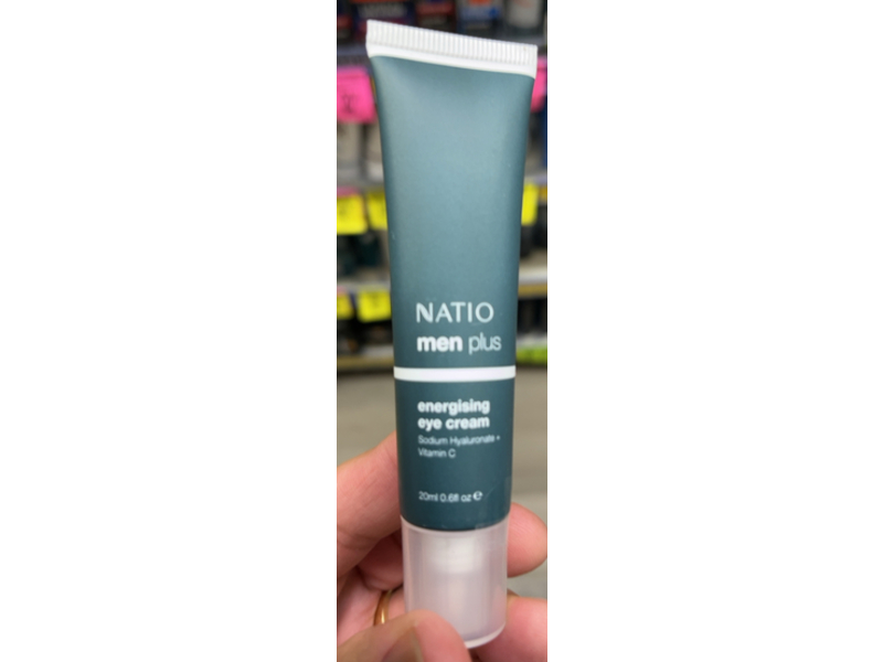 Natio Men Plus Energising Eye Cream, 0.6 fl oz/20 mL