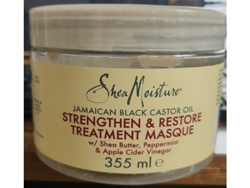 Jamaican Strengthen & Restore Treatment Mask, Shea Butter, Peppermint & Apple Cider Vnegar, 355 mL