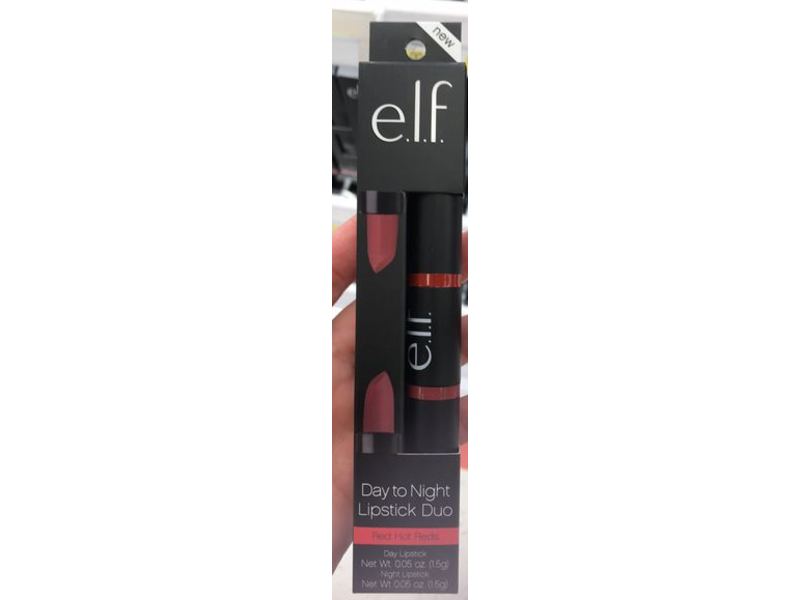 e.l.f. Day to Night Lipstick Duo, Red Hot Reds, 0.05 oz/1.5 g