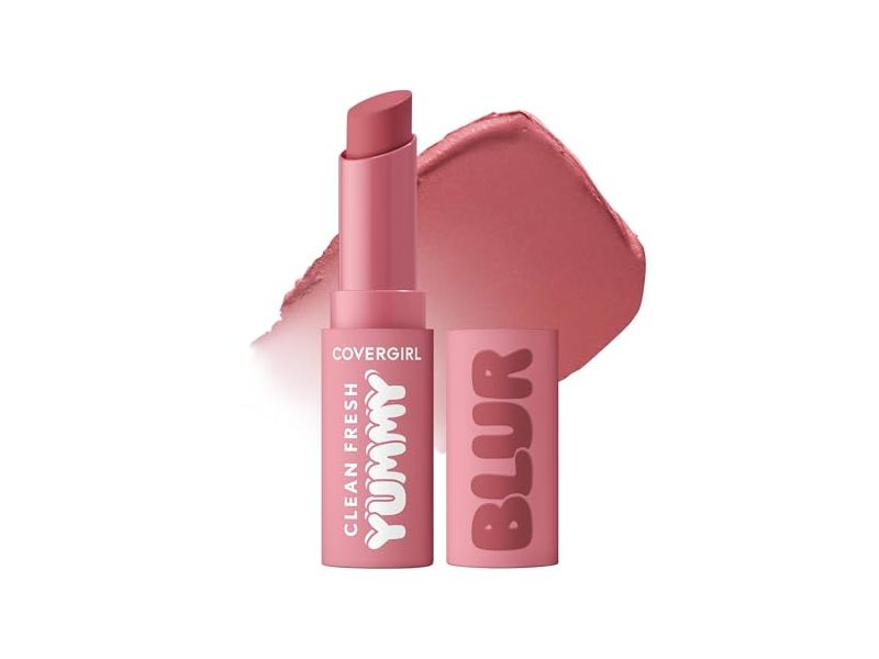 Covergirl Clean Fresh Yummy Blur Lipstick, 140 Into The Blur, 0.09 oz/2.8 g