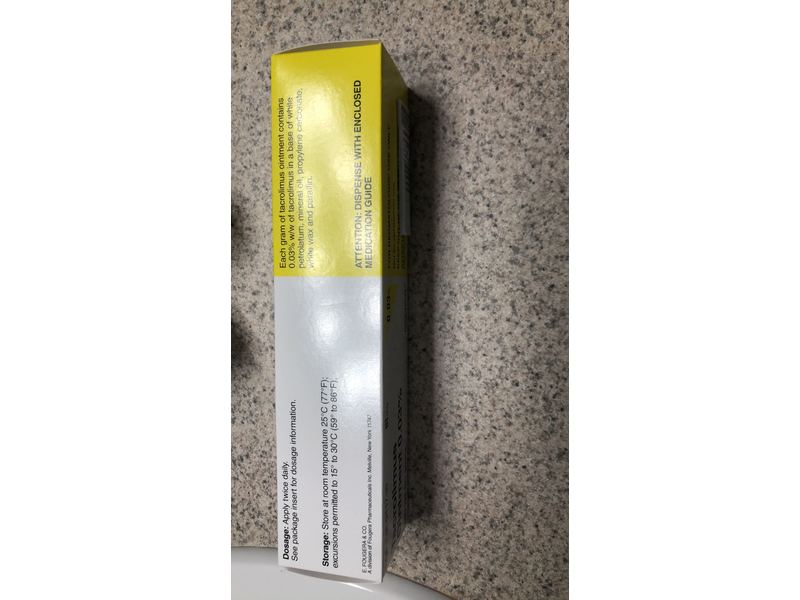Tacrolimus Ointment 0.03%, 100 g (RX), Fougera