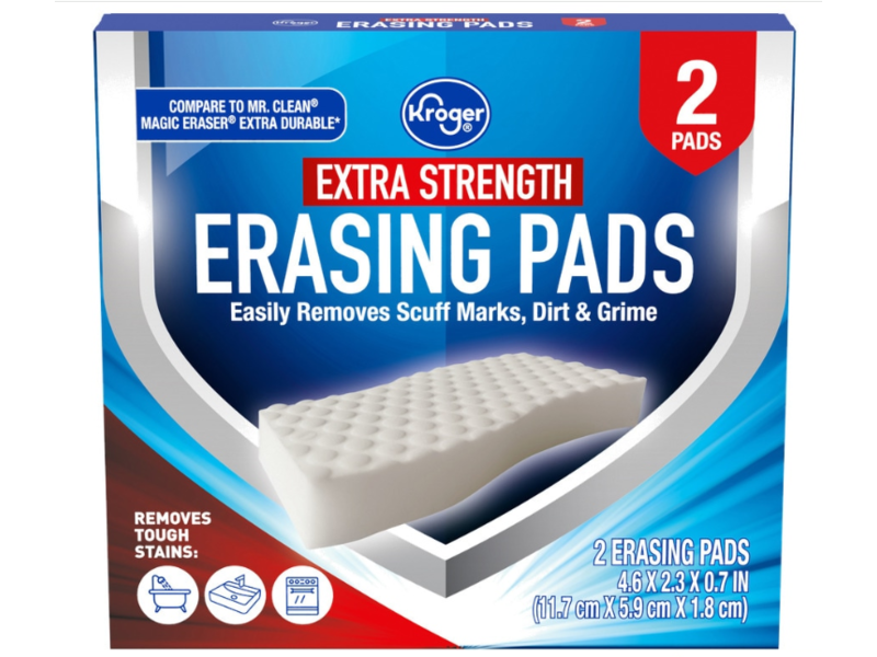 Kroger Extra Strength Erasing Pads, 2 Count