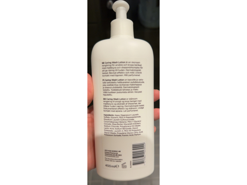 Aco Apotekens Composita Caring Wash Lotion, 400 mL