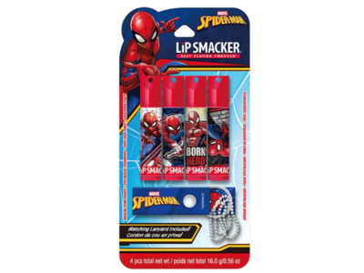 Marvel Spiderman Lip Smacker, 0.56 oz/16 g, 4 Count