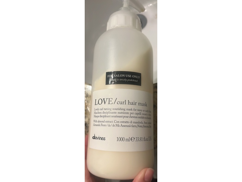 Davines Curl Hair Mask, Love, 33.81 fl oz/1000 mL