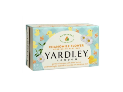 Yardley London Nourishing Baby Bar, Chamomile Flower, 4 oz/ 113 g