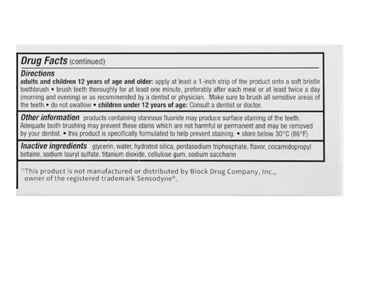 Walgreens Restore & Defend Sensitive Fluoride Toothpaste, Extra Fresh, 3.4 oz/96.3 g