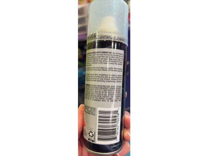 Glitter Hair Spray, 3 oz/85 g
