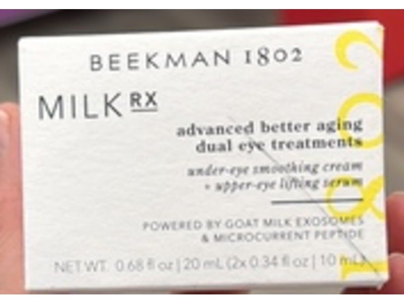 Beekman 1802 Milk Rx Advanced Better Aging Dual Eye Treatments, 0.68 fl oz/20 mL