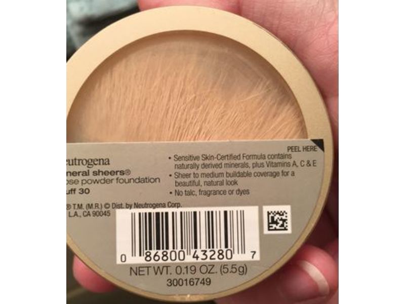 Neutrogena Mineral Sheers Loose Powder Foundation, Buff 30, 0.19 oz