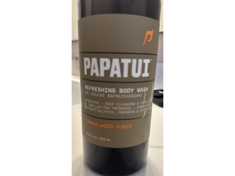 Papatui Refreshing Body Lotion, Sandalwood Sued, 28 fl oz/828 mL