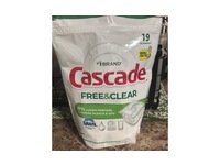 Cascade Dishwasher Detergent Pacs, Free & Clean, 10.2 oz/290 g, 19 Count - thumbnail 2