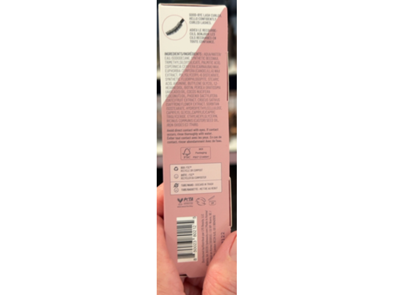 LYS Beauty Lash Confidence Curling & Lengthening Clean Mascara, 0.26 oz/7.5 g