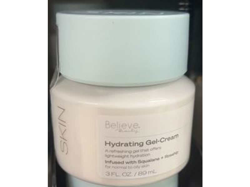 Believe Beauty Hydrating Gel-Cream, 3 fl oz/89 mL