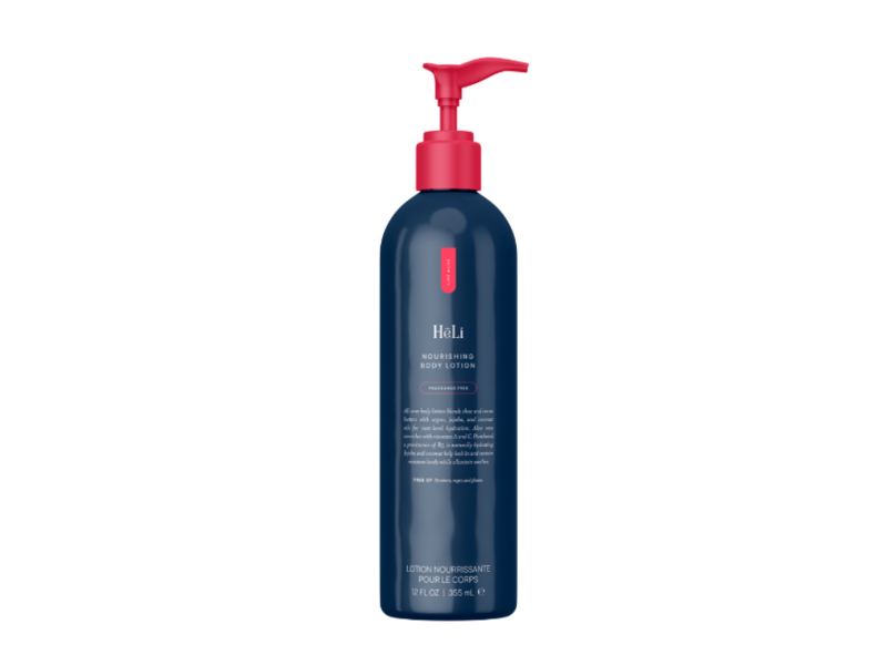 Heli Nourishing Body Lotion, Fragrance-Free, 12 fl oz/355 mL