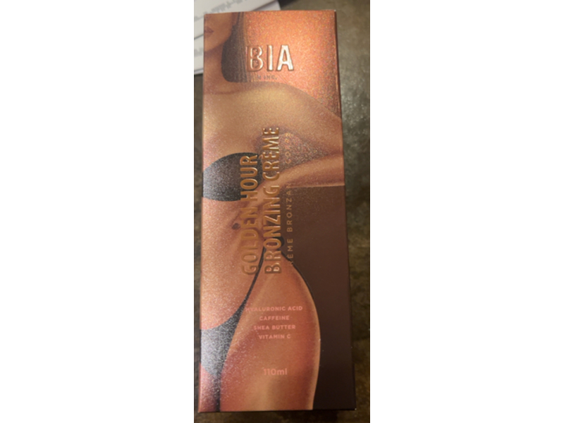 Bialcol Golden Bronzing Cream, Shea Butter, Vitamin C, 110 mL