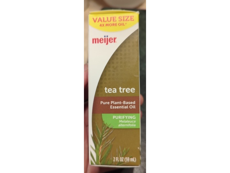 Meijer Pure Plant-Based Essential Oil, Tea Tree, 2 fl oz/59 mL