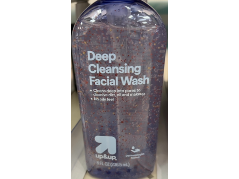 Up&Up Deep Cleansing Facial Wash, 8 fl oz/236.5 mL