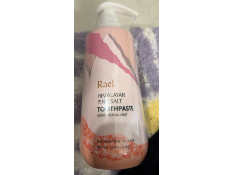 Rael Himalayan Pink Salt Toothpaste, Sweet Herbal Mint, 10.58 oz/300 g