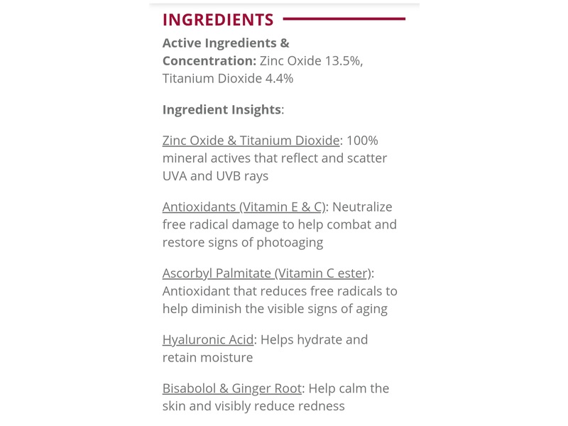 EltaMD Skincare UV AOX Elements Tinted Face Sunscreen, SPF 50, 1.7 oz/ 48 g