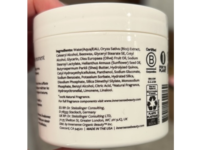 Innersense Inner Peace Whipped Cream Texturizer, 3.4 oz/96 g