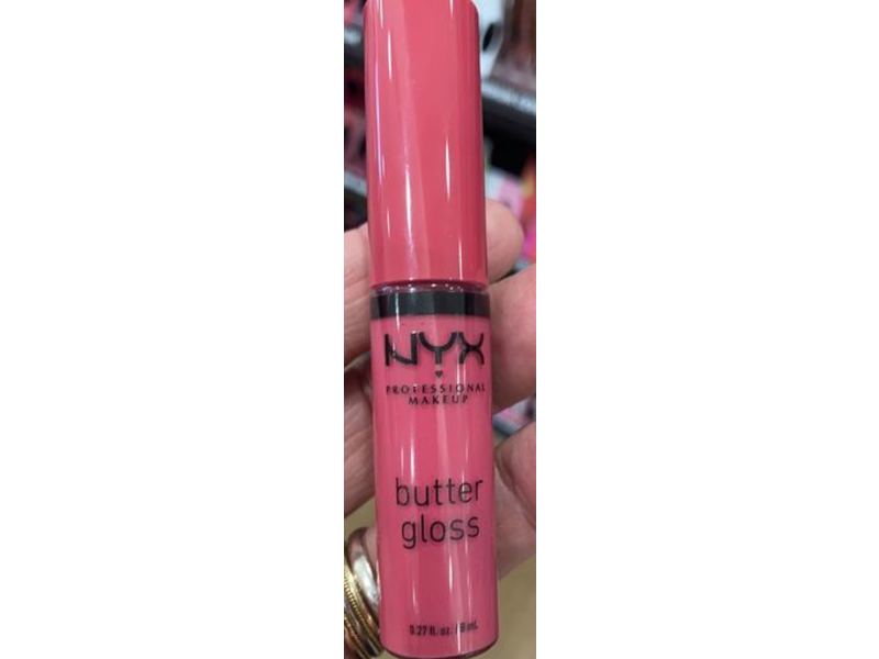 NYX Professional Makeup Butter Gloss, Warm Pink, 0.27 fl oz/8 mL