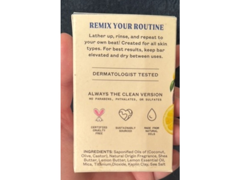 Jukebox That's Limonene! Natural Body Soap, 4.5 oz/127 g