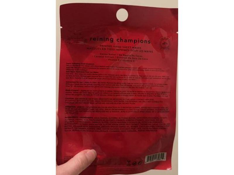 Holler & Glow Hand Mask, Coconut Oil, 0.60 fl oz/18 mL