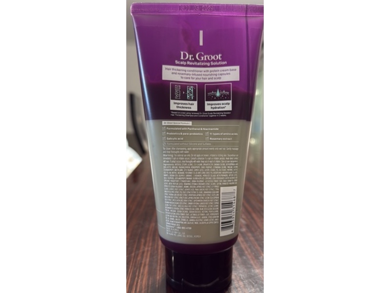 Dr. Groot Scalp Revitalizing Solution Hair Thickening Conditioner, 9.4 fl oz/280 mL