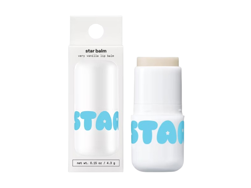 Starface World Balm Lip Balm, Very Vanilla, 0.15 oz/4.30 g