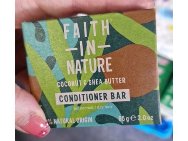 Faith In Nature Conditioner Bar, Coconut & Shea Butter, 3 oz/85 g