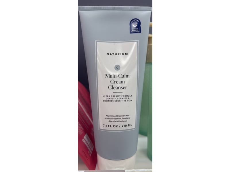 Naturium Multi-Calm Cream Cleanser, 7.1 fl oz/210 mL